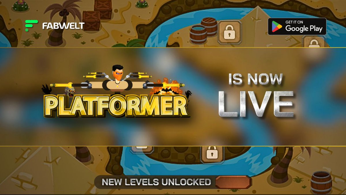 FabweltToken's tweet photo. IT'S GO TIME! 💥🚀

🗣📣 The new #Platformer levels are officially LIVE, with 10 fresh challenges waiting for you! 🌟 

🤖💥🔫 Compete, climb, and rise up the #leaderboard.

Can you be the first to claim the top spot? 🏆

⏬️ Download now: https://t.co/OXA7FNqfNM

#Fabwelt #Web3Games #BUIDL