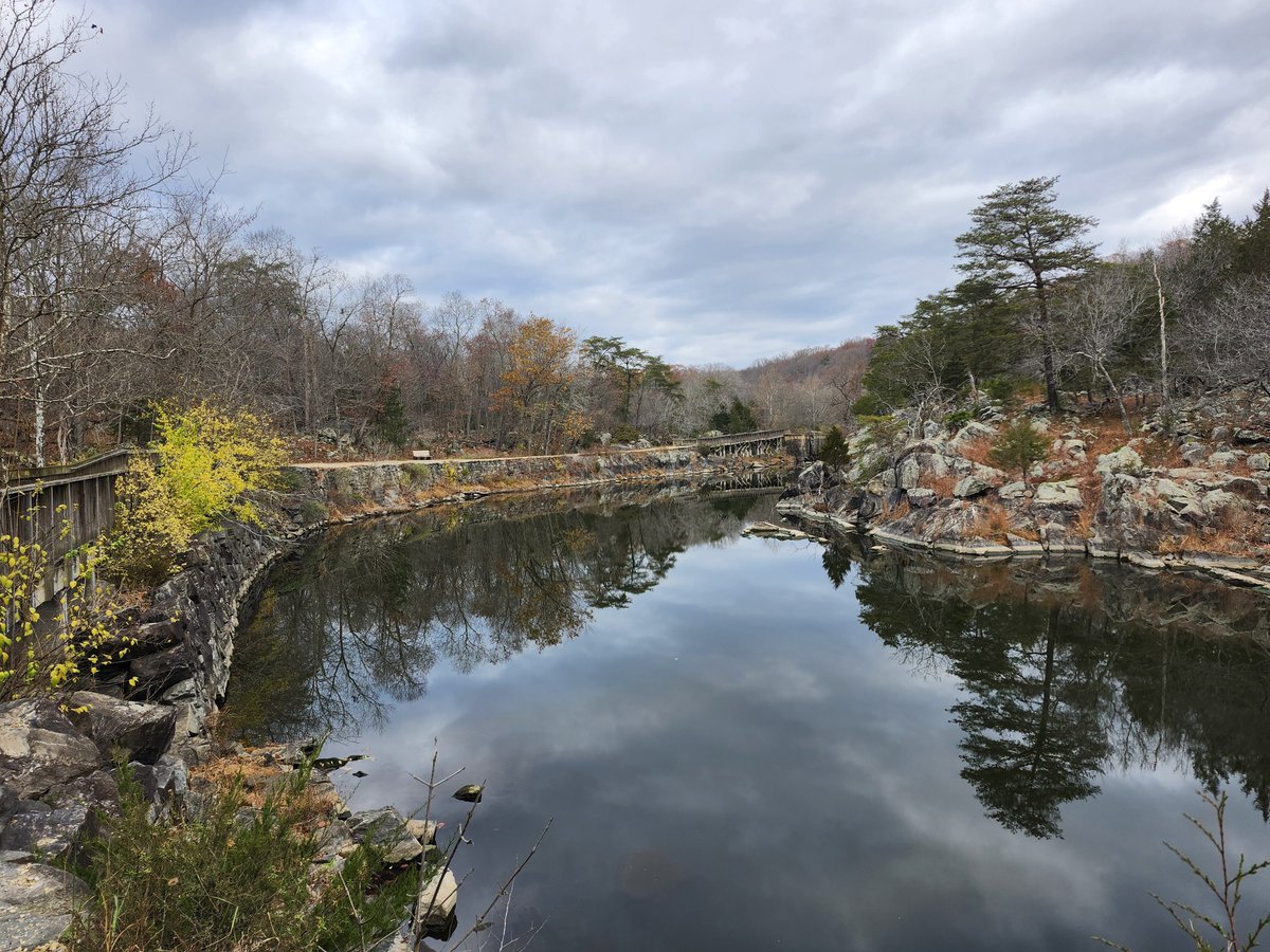 It's time for your C&amp;O Canal #MomentOfZen! Check back next week for a beautiful picture or video of the Chesapeake &amp; Ohio Canal National Historical Park.

📸: Winter Reflection near MM13 by Steph Clement Pogonowski