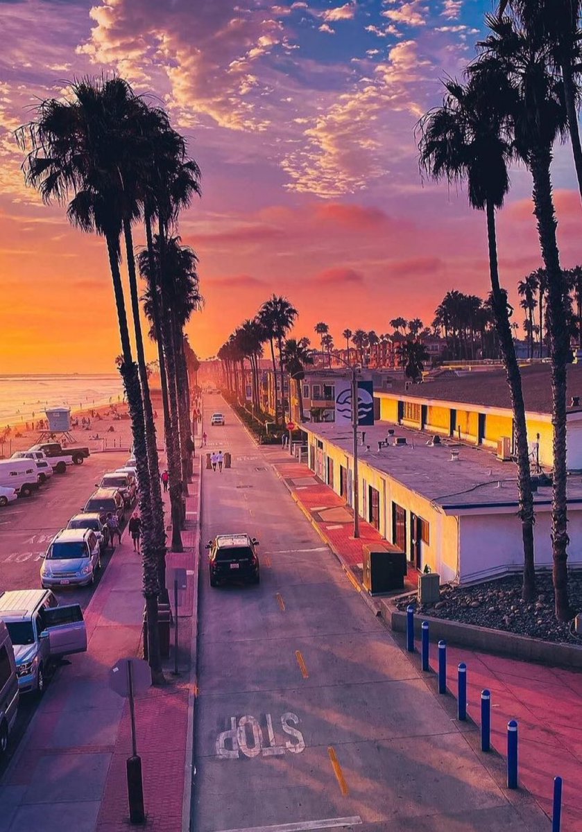 Sunset in California