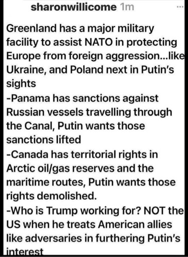 PossumPolitic's tweet image. Why would Trump want Greenland, Panama Canal and Canada?  He doesn't but he doesn't want to be tossed out a window.