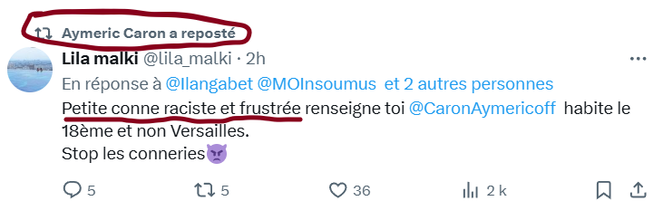 Sonic_urticant's tweet photo. Non, M. Faure : il ne s'agit pas de ne divergence de point de vue, mais d'injures violentes et racistes, et de cible mis dans le dos des gens par des diffamations graves. Et c'est bien Sophia Aram qui subit tout cela de la part du député que vous soutenez.
La preuve :🔽
https://t.co/SI6Ol1dIwN
