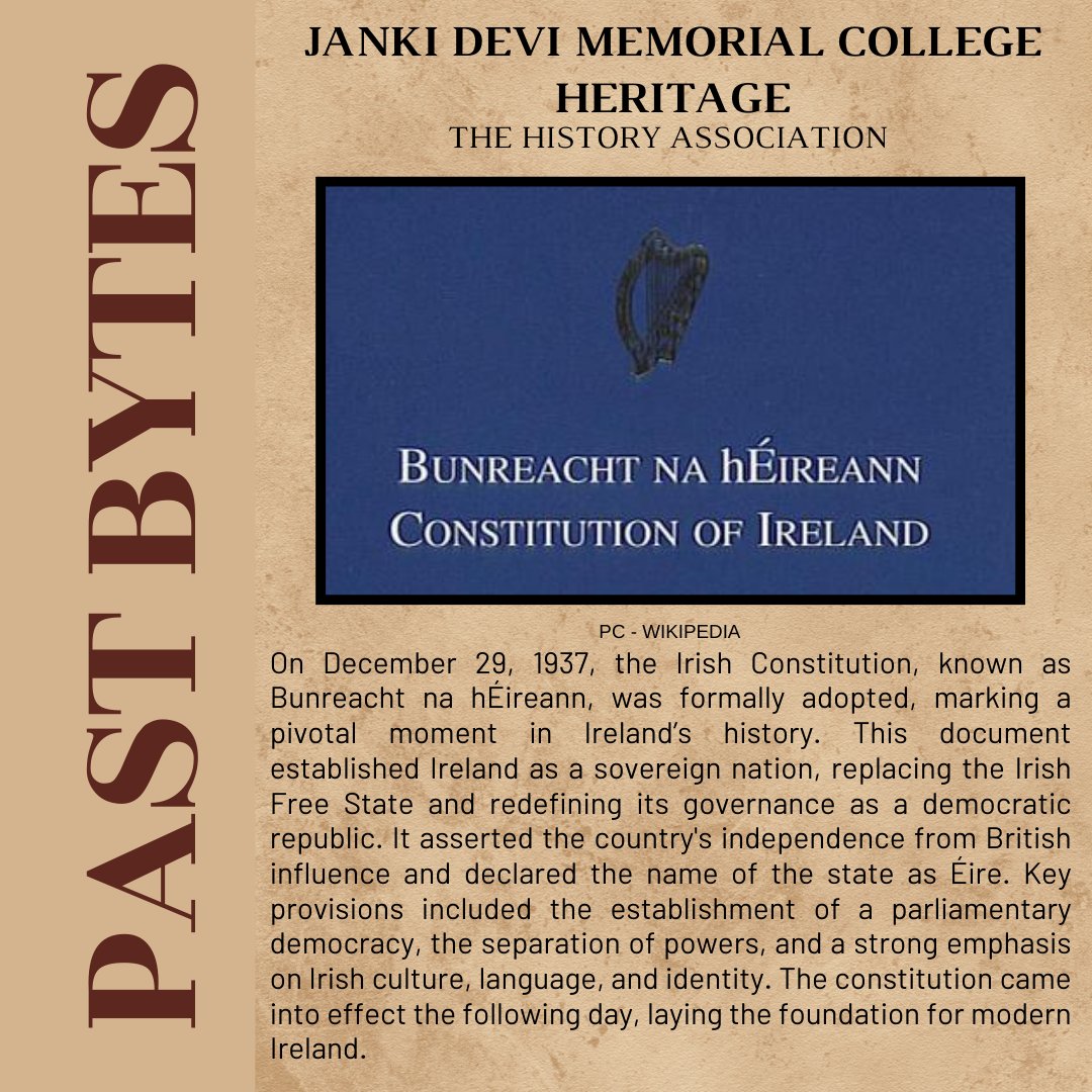 History_JDMC's tweet photo. #IrishConstitution #Irishfreestate #Bunreachtnaheireann #Eire #snippetsfromthepast #OnThisDay @CollegeJanki https://t.co/SNOqv0QNpg
