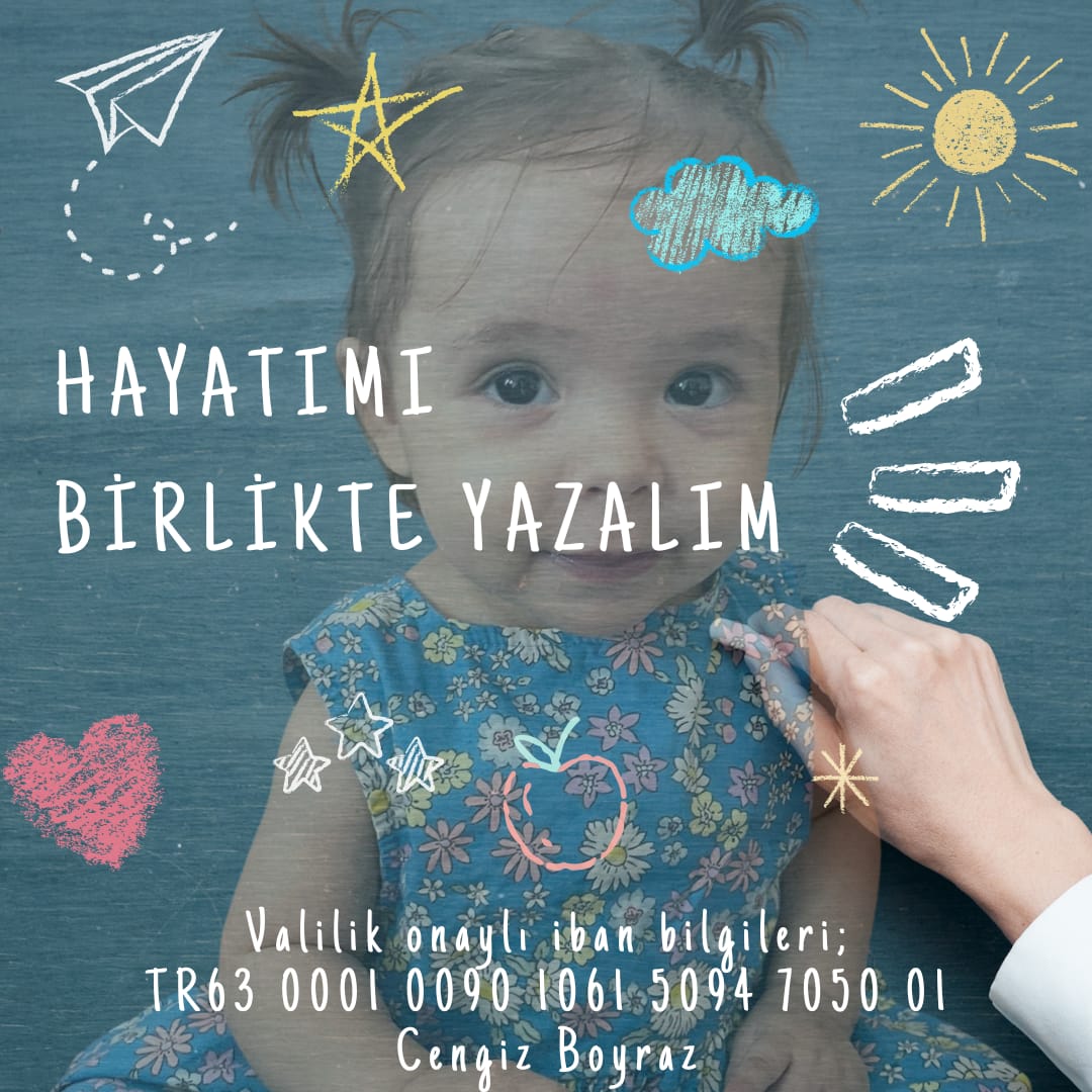 Destekleriniz 16 aylık Sma Tip 1 ilerleyici kas hastası Kumsal Boyraz için çok değerli. Kumsal’ın yaşam mücadelesine dokunan umut eli olmak ister misin? 🍀

#pazar Beşiktaş Serdar Adalı Hüseyin Yücel #Narin #YeniYıldaKademe Nevzat Roboski #Gassal Galata Köprüsü Suavi Dem Parti