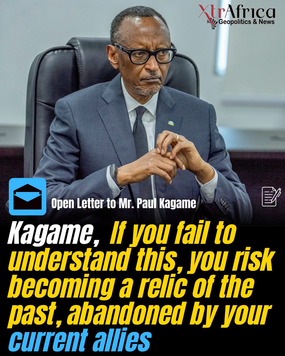 xtr_africa's tweet image. 🚨🚨 𝗢𝗣𝗘𝗡 𝗟𝗘𝗧𝗧𝗘𝗥 𝗧𝗢 𝗣𝗥𝗘𝗦𝗜𝗗𝗘𝗡𝗧 𝗞𝗔𝗚𝗔𝗠𝗘 (Share, read it—you&apos;ll like it)
 by ➡️✍️ @marlonluzayamo_ 

🔥 𝑫𝒆𝒂𝒓 𝑷𝒓𝒆𝒔𝒊𝒅𝒆𝒏𝒕 𝑷𝒂𝒖𝒍 𝑲𝒂𝒈𝒂𝒎𝒆,

➡️➡️ We, the Congolese people, address you with a truth that history cannot erase: Rwanda has never…