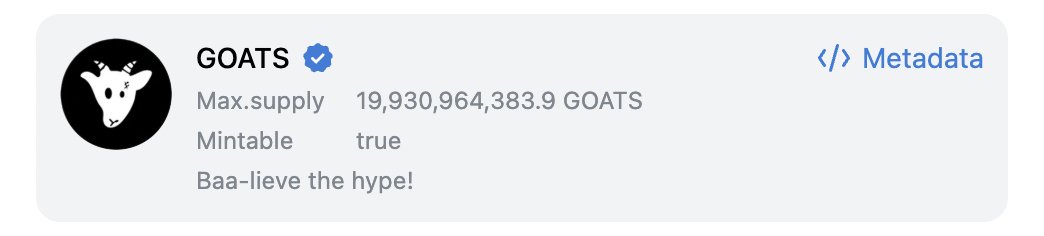 GOATS_immortal's tweet photo. GOATS 3rd Burn is LIVE! 

We’ve officially executed the 3rd $GOATS Burn, reaffirming our commitment to sustainable growth and delivering value for every $GOATS holder. 💎🐐

🔥 This Week’s Burn Breakdown:
- $TON Buyback Burn: 2,496,544.1 $GOATS (avg price: $0.0008)
- $GOATS Revenue Burn: 9,564,783 $GOATS
- Total Burned: 12,061,327.1 $GOATS
- Supply After Burn: 19,930,964,383.9 $GOATS

📜 Our Burn Blueprint:
We’re following through on our promise to deliver consistent value by:
1️⃣ Leveraging $TON revenue for buybacks and burns every week.
2️⃣ Using all $GOATS revenue to fuel token burns.