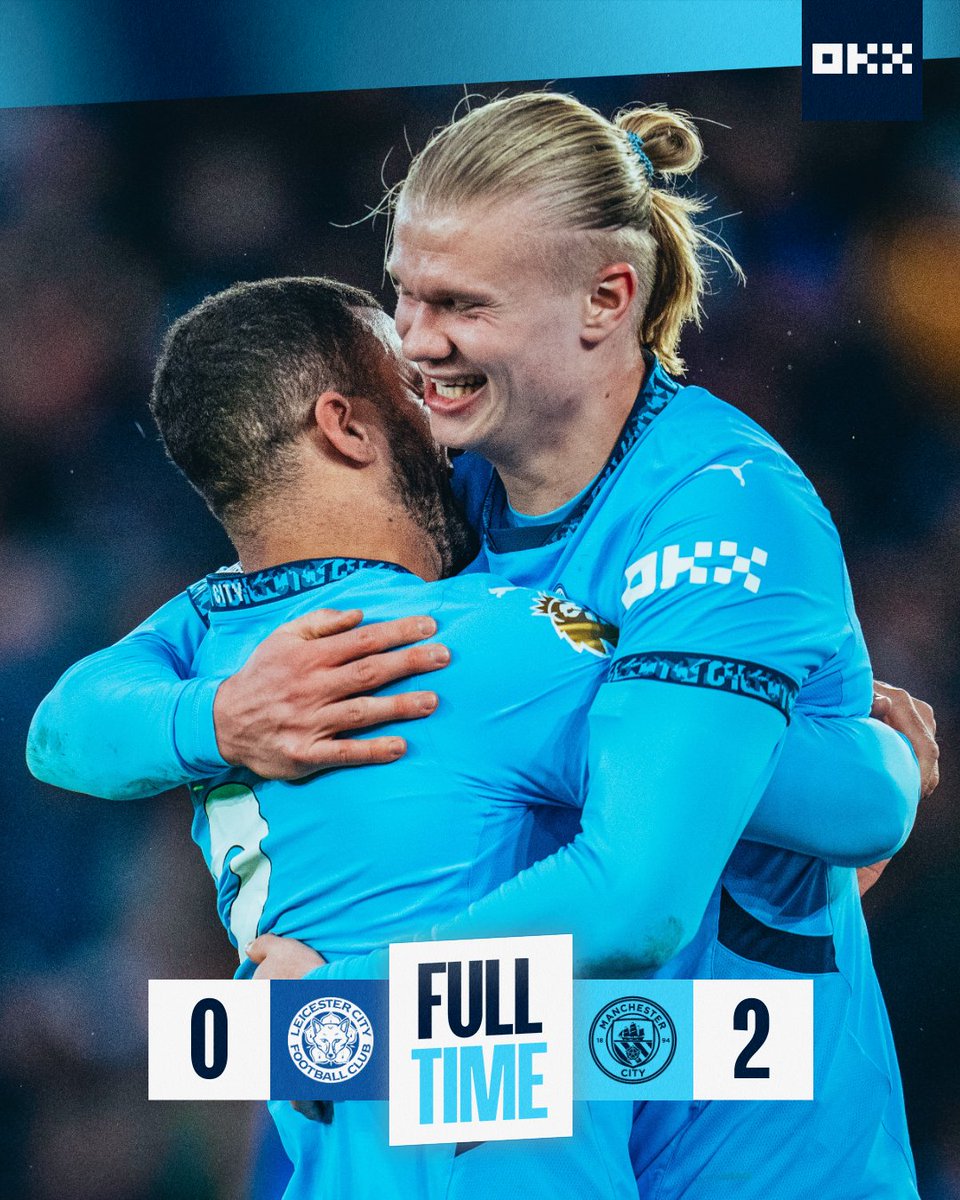 Rounding off the year with all three points! 🌟

🦊 0-2 🩵 #ManCity | <a href="/okx/">OKX</a>