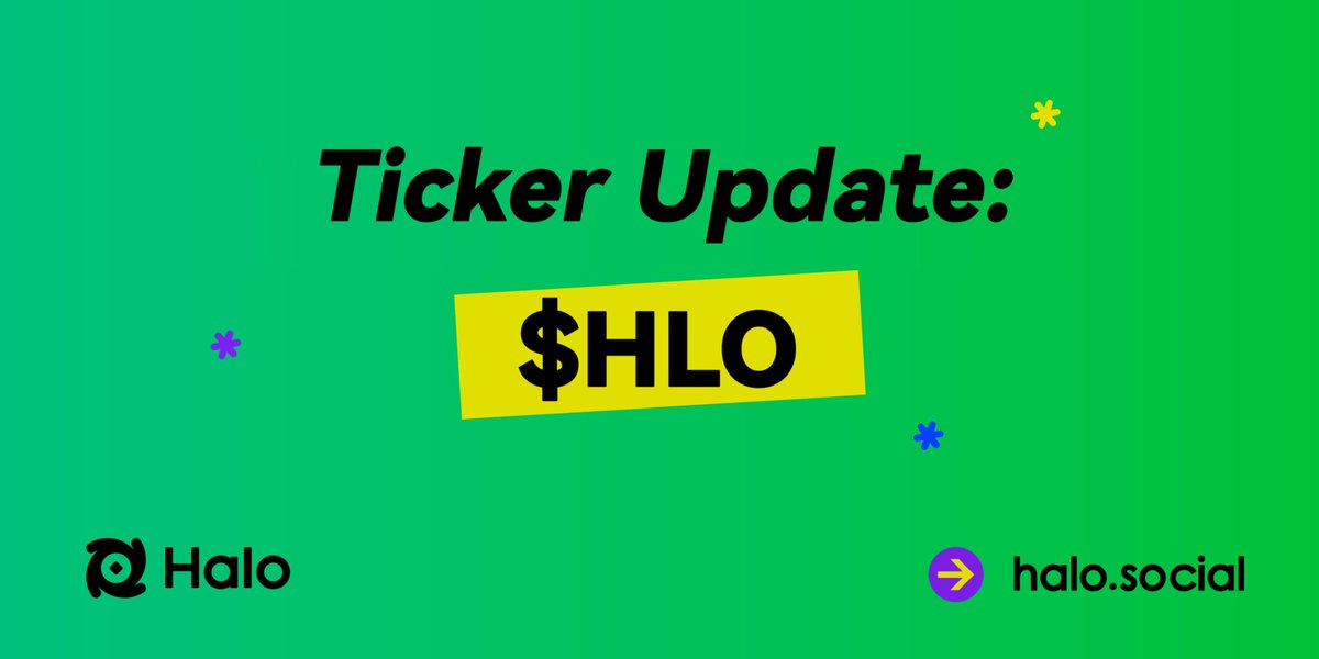cryptcop's tweet image. Excited to see ​@HaloDotSocial rebranding its token ticker to $HLO! 🚀 A big step towards exchange listings and growing the ecosystem. Proud to support this amazing Web3 journey. Let’s roll Halo fam! 🌐🔥 #HaloDrop #HALOTGE #HaloSocial