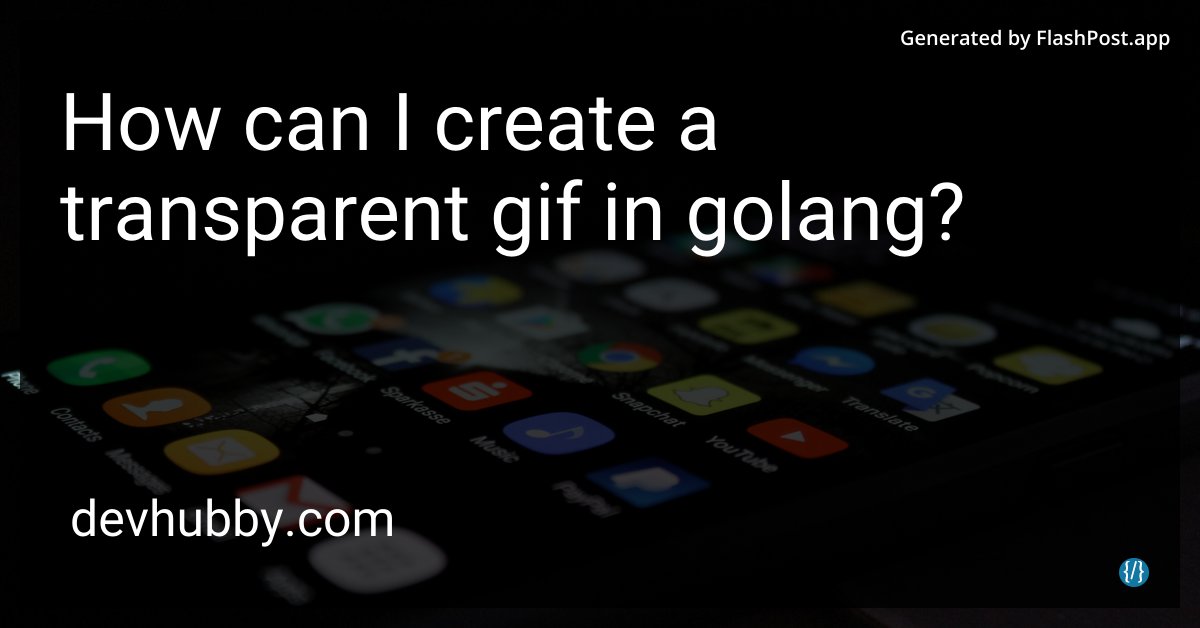 alieGotha's tweet image. Does the gif have trust issues that I need to work through to make it transparent?
Source: devhubby.com/thread/how-can…
#opensource #programmer #codinglove #codingisfun #golang #image