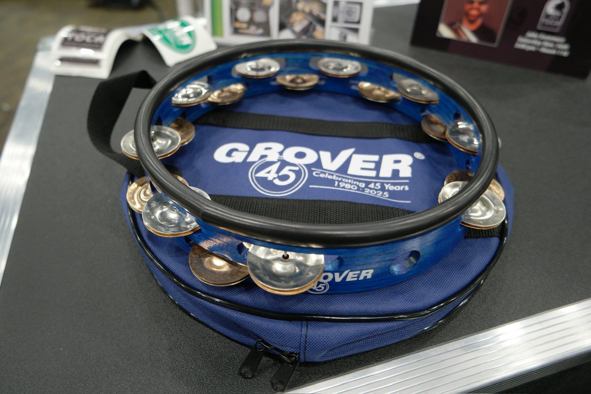 GroverProPerc's tweet image. The Grover Pro 45th Anniversary tambourine!

-Available soon.

#groverpropercussion #45thanniversary #availablesoon #concertpercussion #percussion