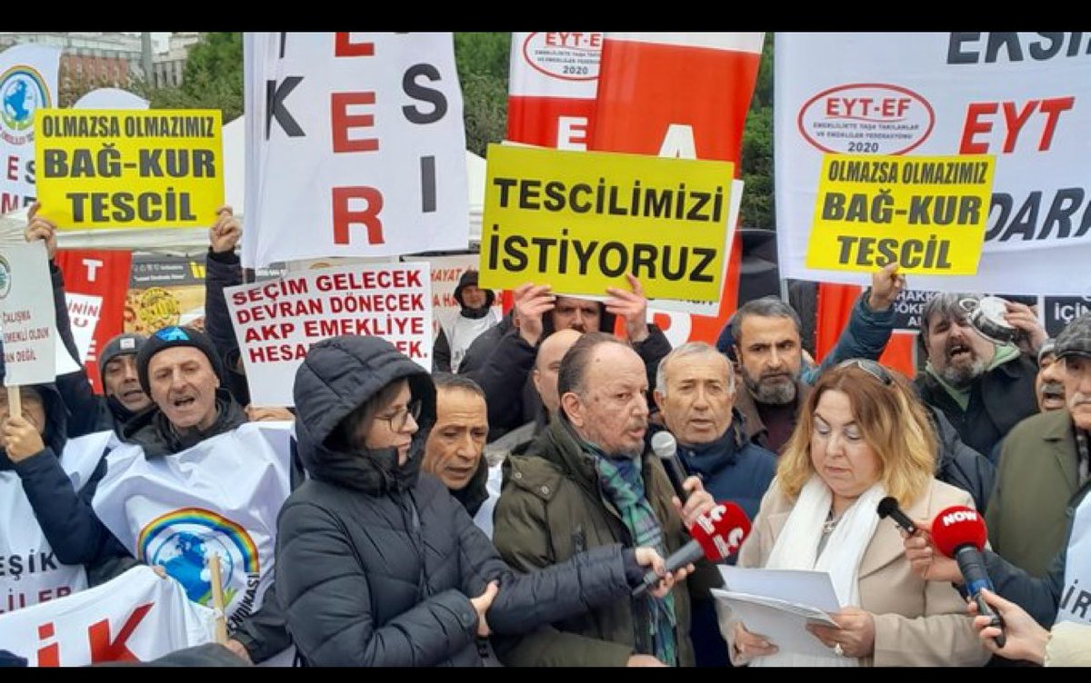 <a href="/A_HakanAgaoglu/">Ali Hakan Ağaoğlu</a> <a href="/ArzuLastikci/">EYT & EF Arzu LASTİKCİ</a> <a href="/alibabacan/">Ali Babacan</a> <a href="/devapartisi/">DEVA Partisi</a> <a href="/istanbuldadeva/">DEVA Partisi İstanbul</a> 2000 Öncesi Vergi Veya Oda Kaydı Bulunup 1479/24.25.26  Maddesine göre Reesen Bağkura Kaydı yapılması gerekirken Kanunlar çiğneyerek #TESCİL Mağduriyeti Yararılmıştır.
<a href="/SelmaKavaf/">Selma Aliye KAVAF</a> Verdiği Kanun Teklifi için Ve bugün Bizleri Yanlız bırakmadığınız İçin Teşekürler
#BağkuraTESCİL