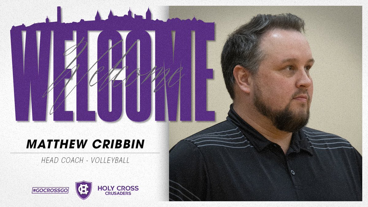 Let's welcome our new head coach, Matthew Cribbin!

📰 tinyurl.com/mu8zcj4m

#GoCrossGo