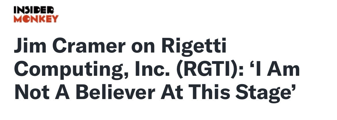 Thank You Jim Cramer $RGTI 📈🚀🌕
