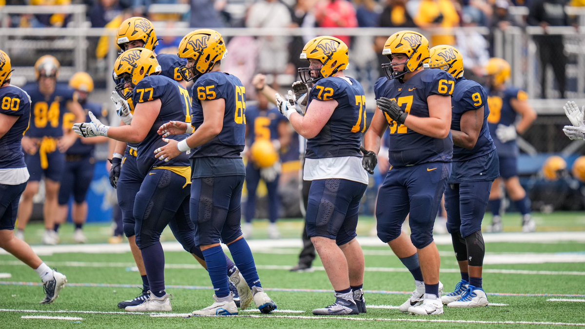 Highlights of 2024:

7-4 Record with Back to Back Bowl Appearances
 
Offense averaged a school record 38 PPG

Defense led the conference in sacks and INT’s 

Special Teams had a Top 25 Punt Avg and converted 5 2 point conversions

It’s about the TEAM. 🔵🟡

#TheWilkesWay