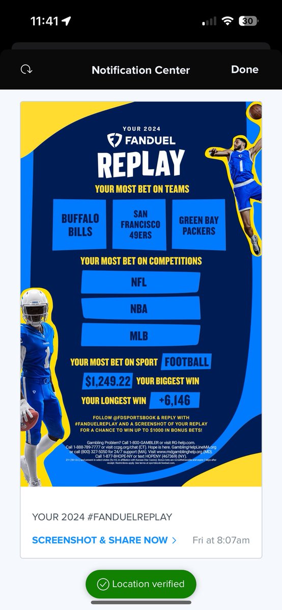 NickAntonelli_'s tweet photo. @FDSportsbook #FanDuelReplay https://t.co/slxGX4mHnJ