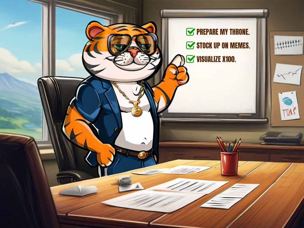 TIGA’s Pre-Presale Checklist:

🐕 Unfollow the dogs. You’re better than that.
👑 Prepare your throne. TIGA doesn’t share the crown.
💰 Charge your wallet. Max bids only, no excuses.
🔥 Stock up on memes. The jungle runs on vibes and laughs.
🚀 Visualize X100. The moon’s waiting,