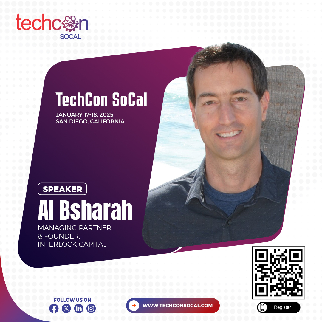 TechCon (@socaltechcon) on Twitter photo ⏰ 19 Days to TechCon SoCal! ⏰
Welcome Al Bsharah, Founder of <a href="/InterlockCap/">Interlock Capital</a>! 🚀 From startups to mentorship, Al transforms challenges into opportunities, shaping the future of entrepreneurship. Don’t miss his inspiring journey this January!
#TechConSoCal2025 #Entrepreneurship ⏰ 19 Days to TechCon SoCal! ⏰
Welcome Al Bsharah, Founder of <a href="/InterlockCap/">Interlock Capital</a>! 🚀 From startups to mentorship, Al transforms challenges into opportunities, shaping the future of entrepreneurship. Don’t miss his inspiring journey this January!
#TechConSoCal2025 #Entrepreneurship