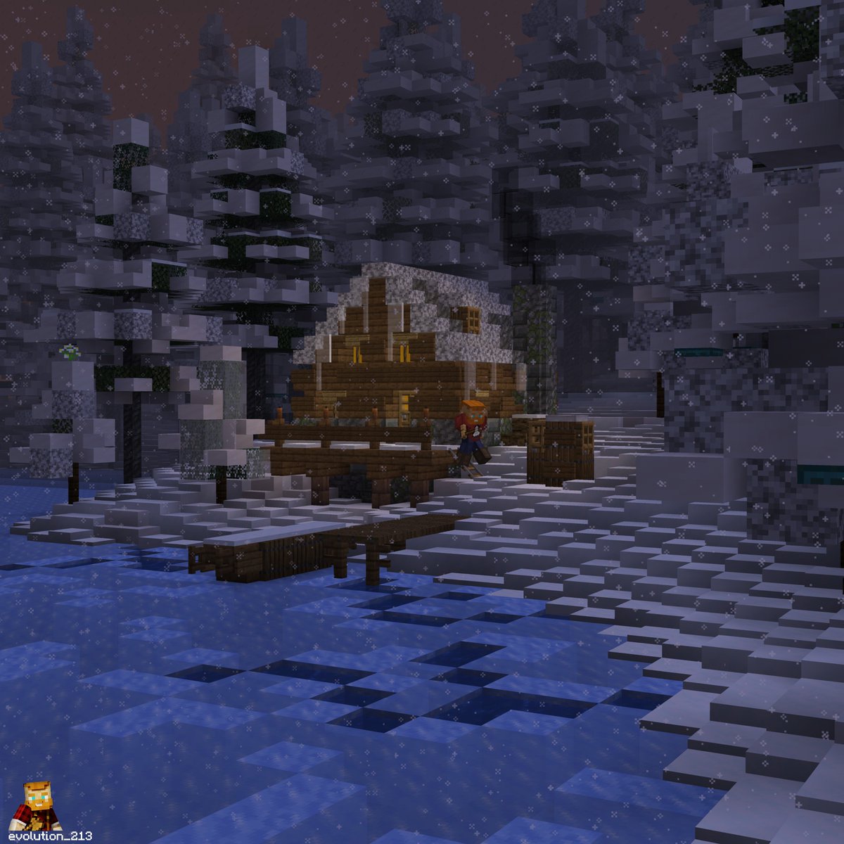 Snowy Lodge
#Minecraft #minecraft建築コミュ #Minecraftbuilds