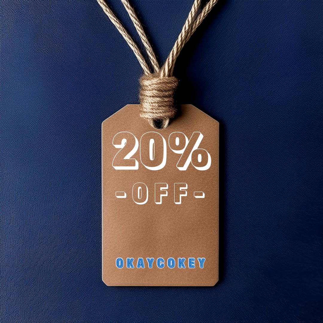 okaycokey's tweet photo. 20% SALE | ALL STOCK | ONLINE ONLY https://t.co/LniNHUFKUE