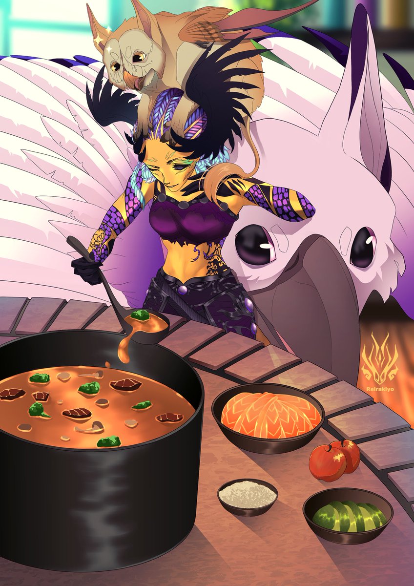 I finally can show my part of a awesome project done by <a href="/CalendarKrewe/">CalendarKrewe</a> 💜✨️
It was alot of fun to work on and everyone's art turned out amazing so be sure to check it out!
#gw2 #Guildwars2 <a href="/GuildWars2/">Guild Wars 2</a>