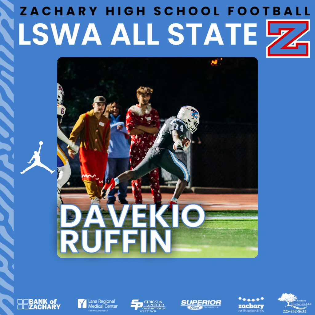 Zachary High Football tweet media