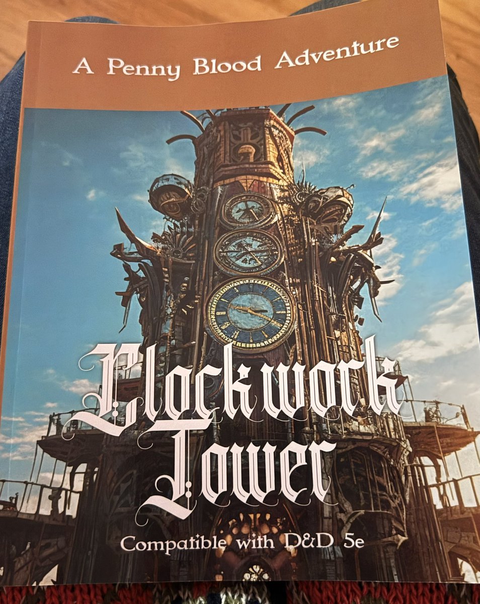 marvelmal1971's tweet photo. @IcarusGamesUK The Waterdeep Octave are ascending the Clockwork Tower by Penny Blood Adventures
It looks like a structural shenanigan filled shin dig 🎲🎲🎲 https://t.co/VxkNL4q1vJ