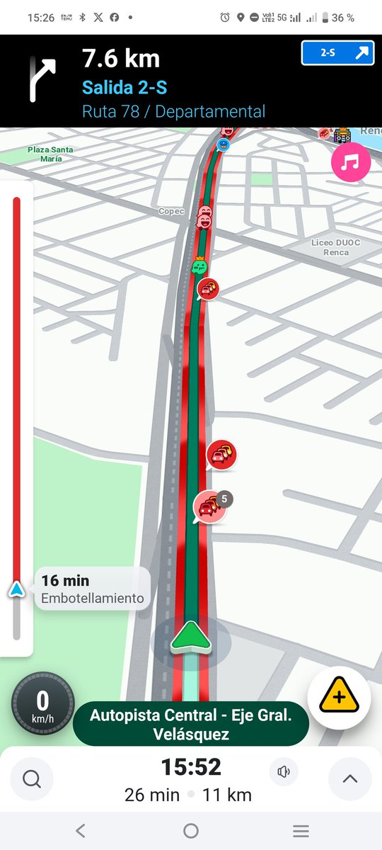 Todos los dias lo mismo! <a href="/AutopCentral/">Autopista Central</a> <a href="/TTISantiago/">TransporteInforma Región Metropolitana De Santiago</a> <a href="/MTTChile/">Ministerio de Transportes y Telecomunicaciones</a> cobran montón para usar autopistas y son un asco! <a href="/adnradiochile/">Radio ADN</a>
