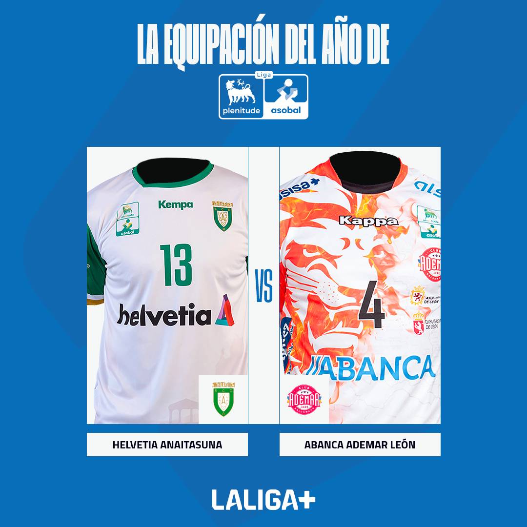 La 𝑪𝒂𝒎𝒊𝒔𝒆𝒕𝒂 𝒅𝒆 𝒍𝒂 𝒕𝒆𝒎𝒑𝒐𝒓𝒂𝒅𝒂 de <a href="/ASOBAL/">ASOBAL</a> 🎽

Nueva eliminatoria de cuartos 🏆

RT 🔄 <a href="/AnaitasunaBM/">ANAITASUNA</a> 
 MG❤️ <a href="/ADEMARLEON/">//Abanca Ademar León</a> 
 
⬇️ ¿Cúal es tu favorita? ⬇️