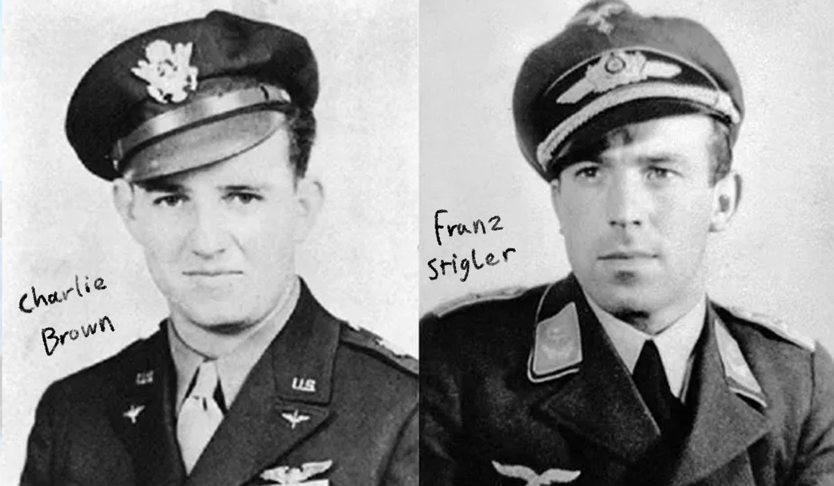 BlueHelmetToons's tweet photo. Charlie Brown and Franz Stigler
#bf109 #b17 #b17flyingfortress #charliebrownandfranzstiglerincident #ww2 #ww2stories #ww2planes #ww2plane #ww2art #art #artwork #myart #digitalart #digitaldrawing #drawing #cartoon #cartoonstyle https://t.co/4SsHYgdKhz