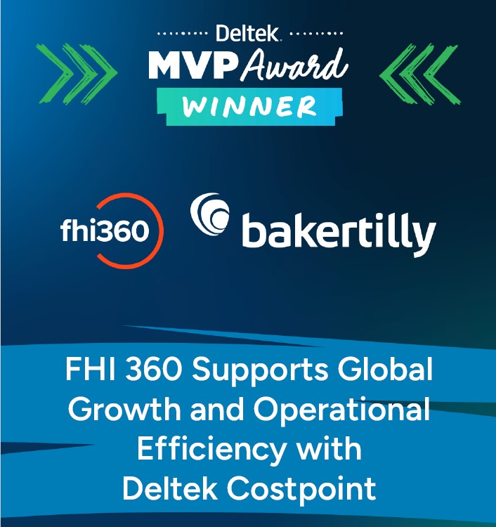 Deltek's tweet image. Discover how global nonprofit organization @fhi360 transformed its operations by partnering with Deltek and @BakerTillyUS: deltek.com/en/customers/f…

#DeltekProjectNation #GovCon #PoweringProjectSuccess