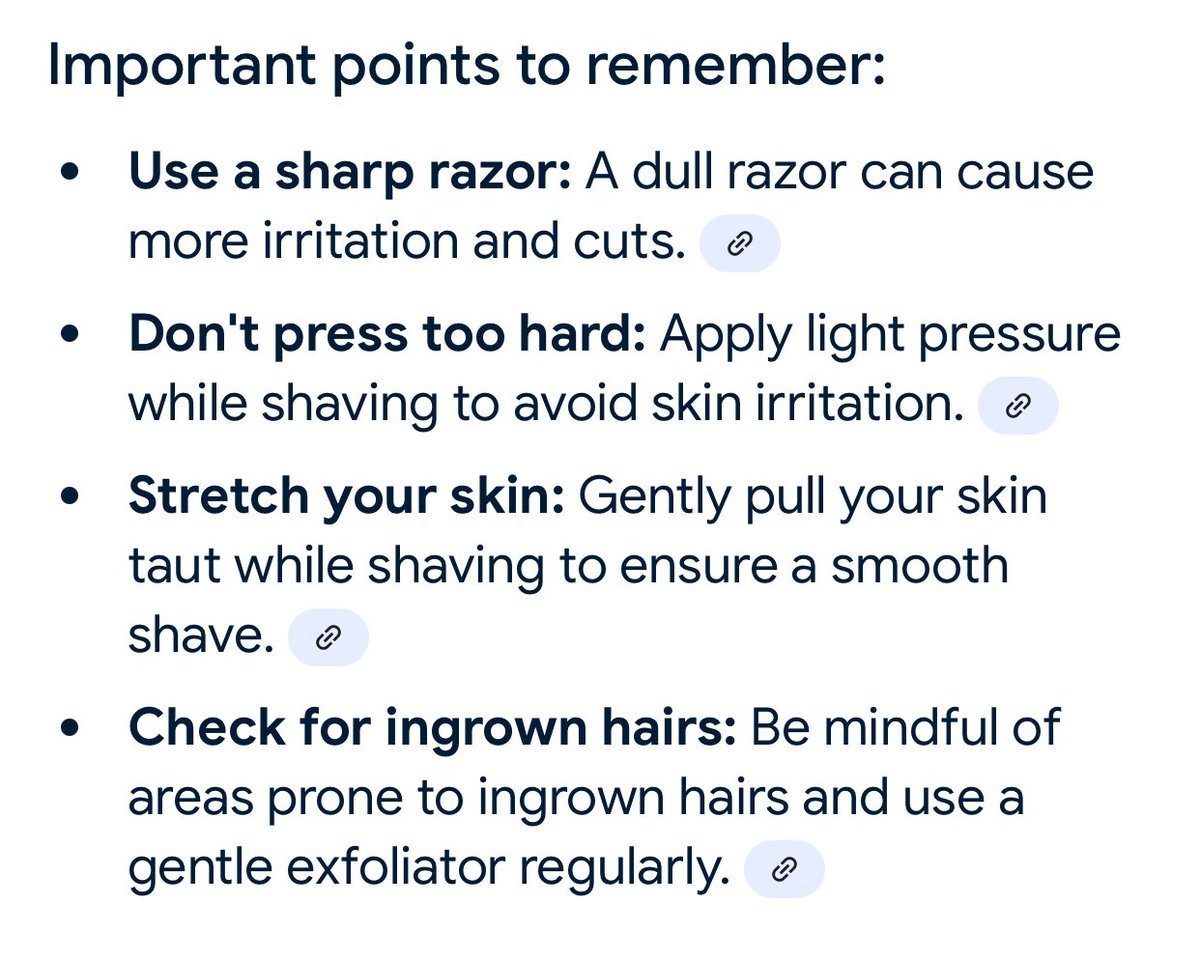 GooseNibble's tweet image. Found it. The complete guide to shaving your face, according to google. #researchisfun 😂🪒