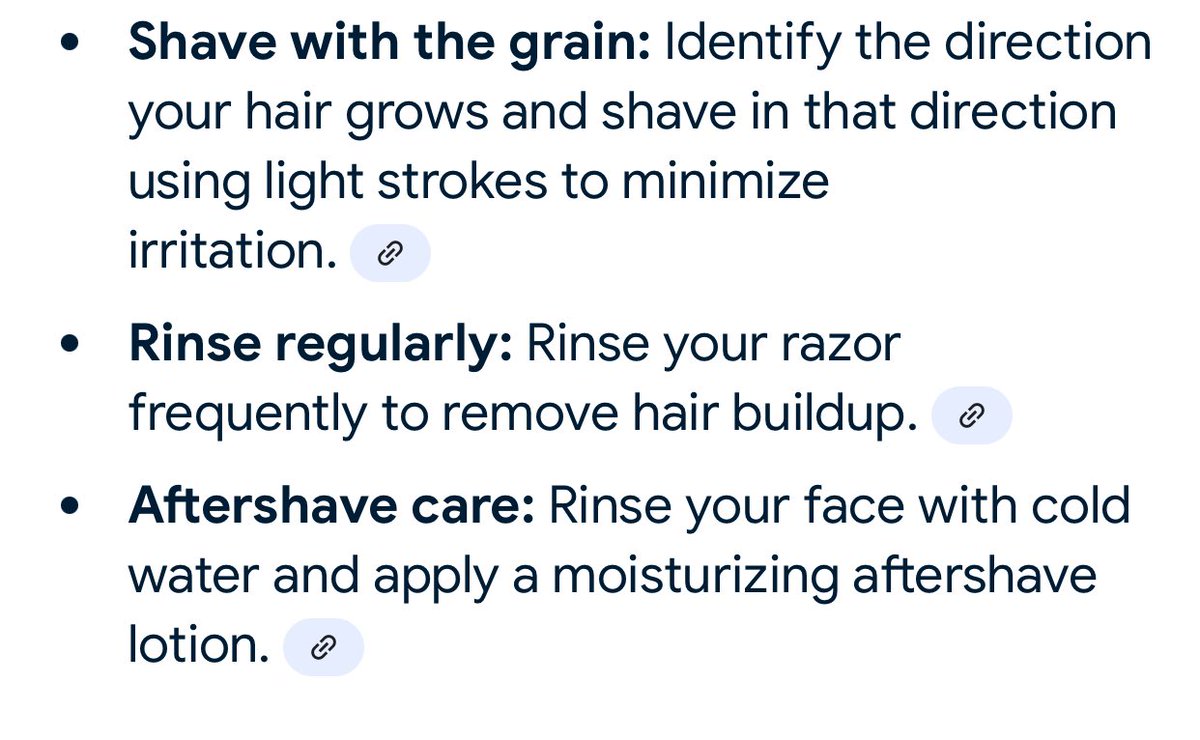 GooseNibble's tweet image. Found it. The complete guide to shaving your face, according to google. #researchisfun 😂🪒