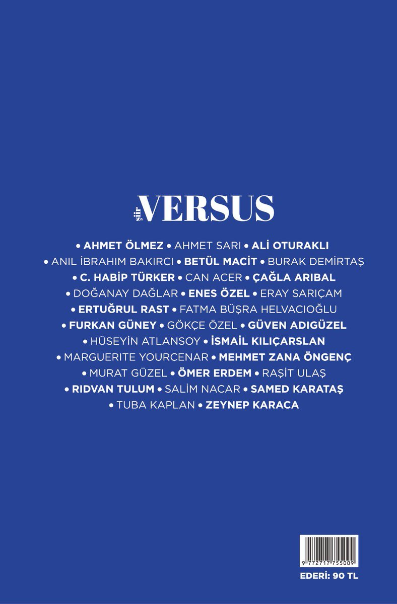 SiirVersus's tweet photo. Dergiyi an itibariyle 

* Üsküdar İskele
* Post Kafe
* Kadıköy Mephisto
* Ağaç Kitapevi'nde bulabilirsiniz. 

Önümüzdeki hafta Taksim ve Beşiktaş Mephisto, https://t.co/XYbQi8DWOp ve İnsan Kitap'ta da Şiir Versus'un 8.  Sayısı raflardaki yerini alacak... https://t.co/IBOLzYZnrw