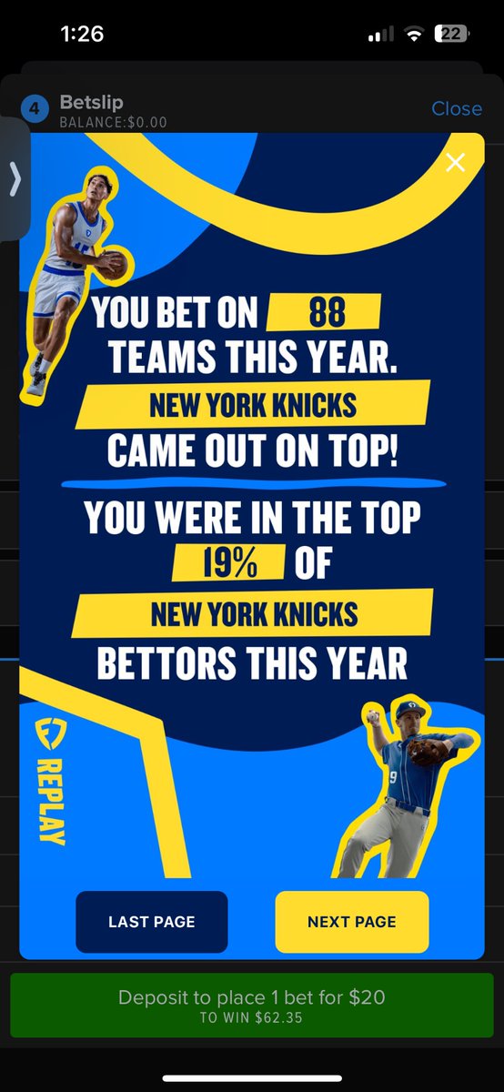 iAmST3F's tweet photo. @FDSportsbook #FanduelReplay 🤞🏾 https://t.co/X6TN6g9sGD