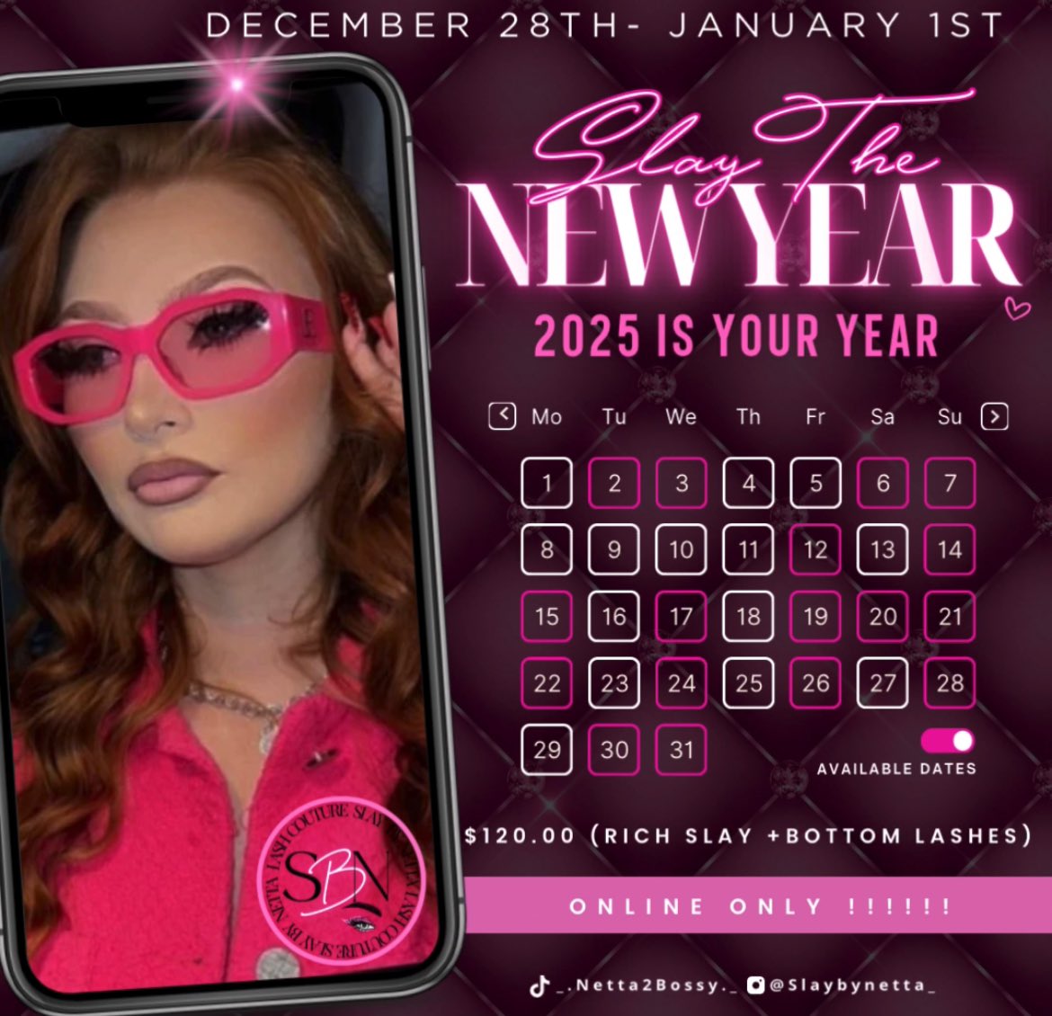 _netta2bossy_'s tweet photo. ✨🤩NEW YEAR, NEW LASHES🤩✨
Book The New Year Special &amp; receive (RICH SLAY+BOTTOM LASHES) $120 https://t.co/8Q63R50L7h