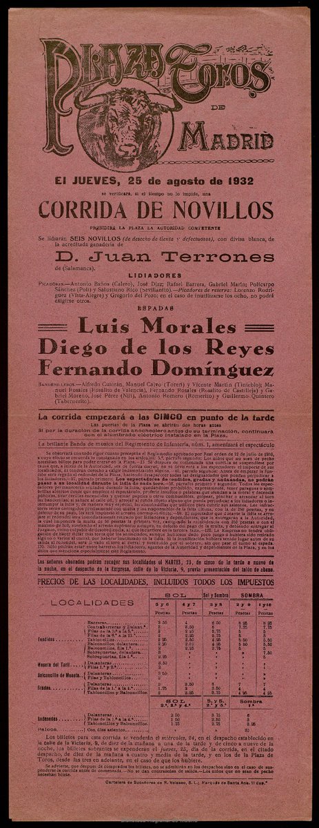EnriquedelaRos's tweet image. En estas fechas navideñas.. Repasando la hemeroteca en la Edad de Plata. 
Carteles taurinos de grandes familias que siguen conservando la tradición ganadera como  @condecorte , los Sánchez Rico de Terrones @RafadeBasterra y los Saltillos de Félix Moreno @morenodesilva