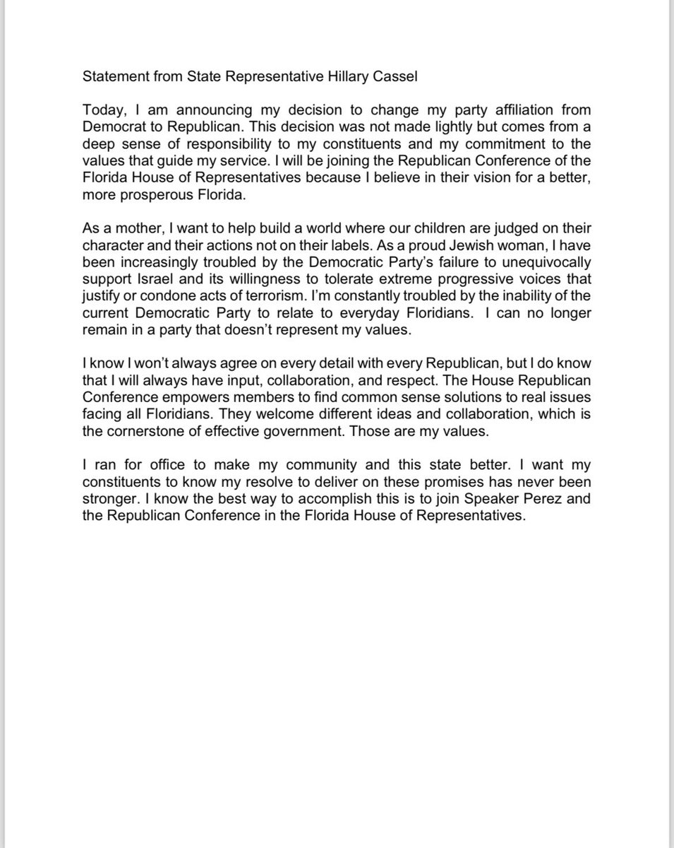 See statement below.