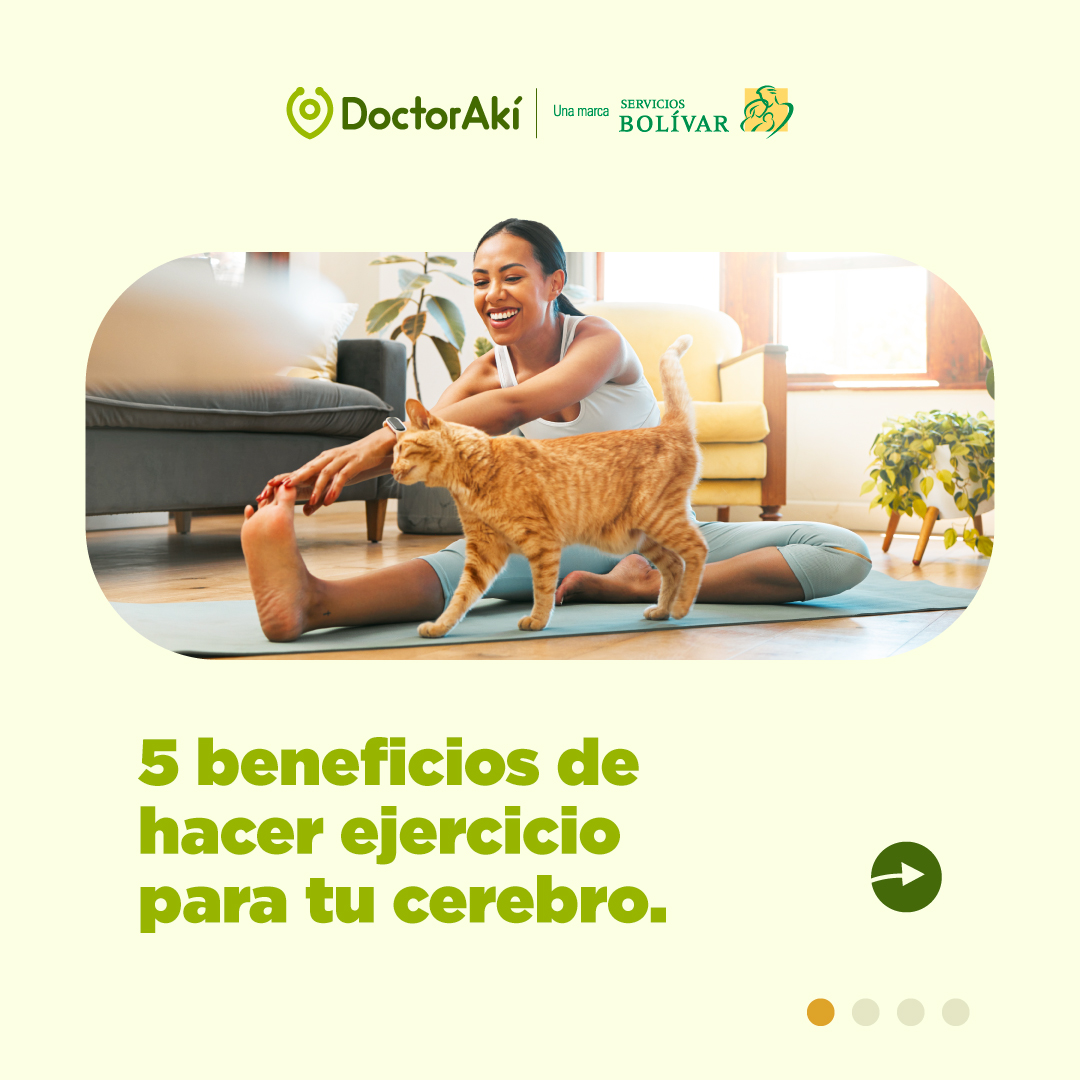 DoctorAkicol's tweet photo. 💪 La actividad física tiene múltiples beneficios para nuestro cerebro. 🧠 

❇️ Hoy en DoctorAkí te compartimos 5 de estos para que los tengas en cuenta para tu día a día. 

 🔗 Si necesitas consultar a un especialista en neurología, puedes hacerlo aquí: https://t.co/g6MF7zliag https://t.co/fy2jWW0GK1