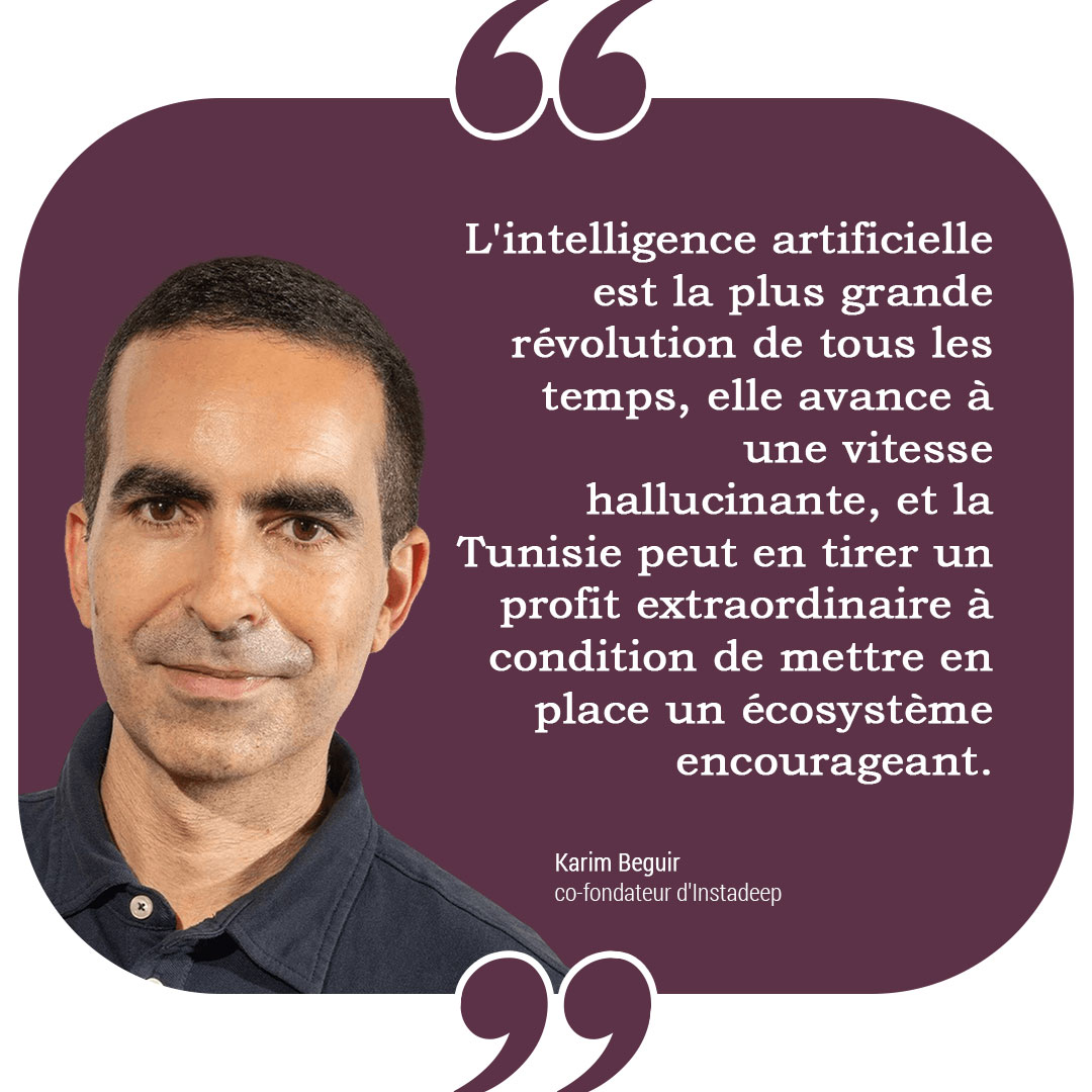 _WMC_'s tweet photo. L'intelligence artificielle est la plus grande rรฉvolution de tous les temps..." selon Karim Beguir, co-fondateur d'@Instadeep. La Tunisie a une opportunitรฉ extraordinaire ร saisir ! #IA #Tunisie #Innovation #Technologie #Instadeep https://t.co/MBD9DqsOTu