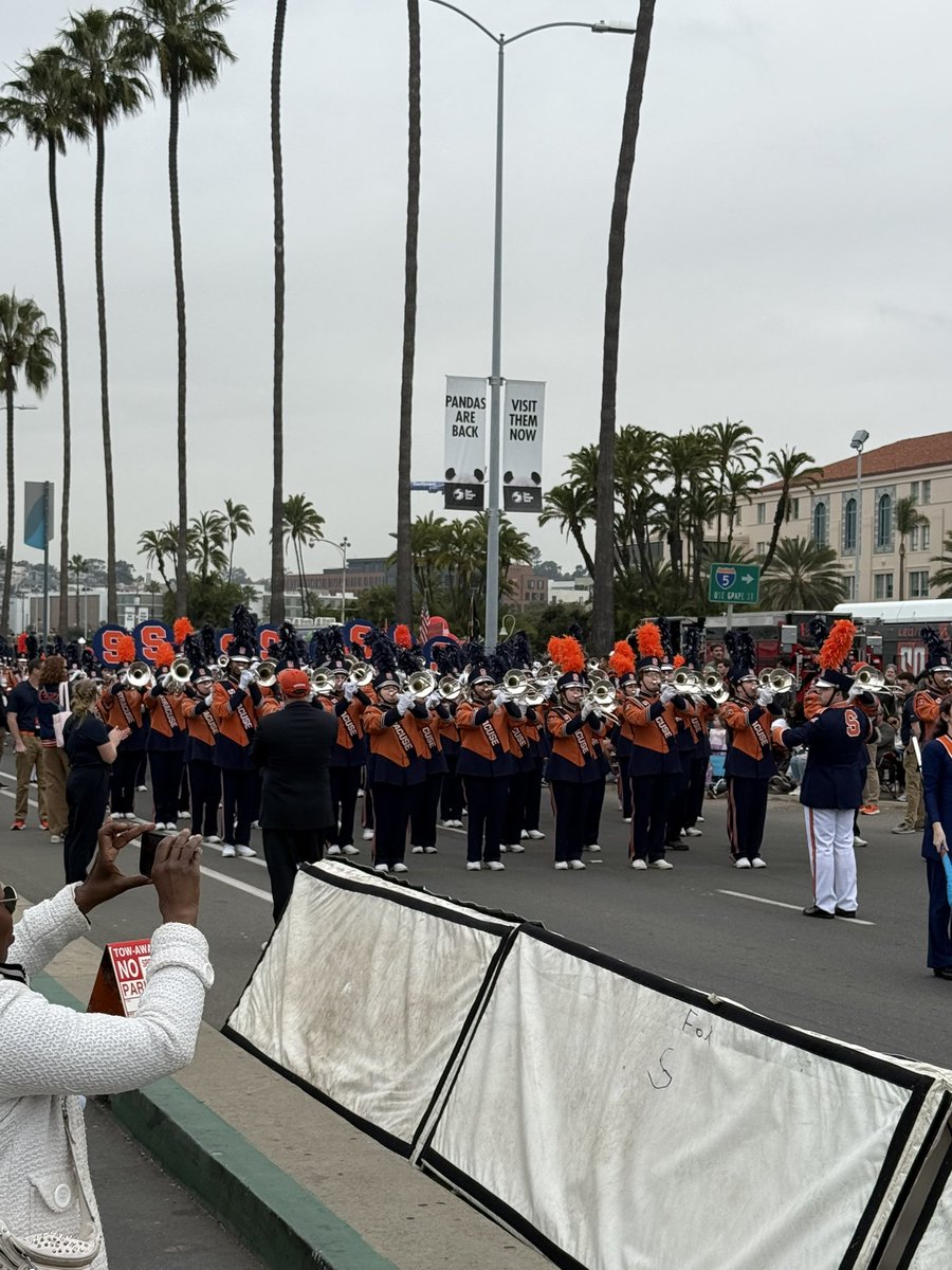 Syracuse has the best float, mascot, and marching band. No contest.