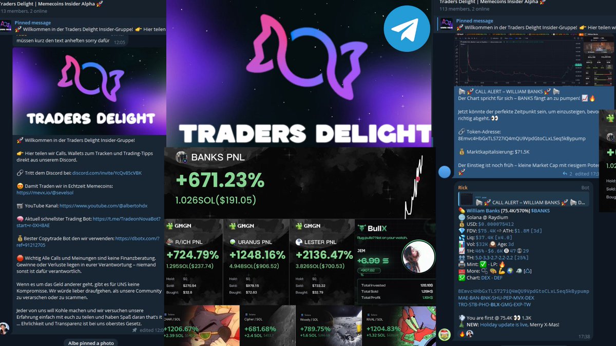 joinpoly's tweet image. 🚀 Gewinne wie ein PRO!

🔥 Wir tracken Wallets und erwischen Memecoin-Pumps BEVOR sie explodieren.

💰 +671%, +1200%, +2100% – Das sind keine Träume, das ist unsere Realität!

👉 Willst du das auch? Dann tritt unserer Telegram-Gruppe bei und verpasse keinen Call mehr!

📲…