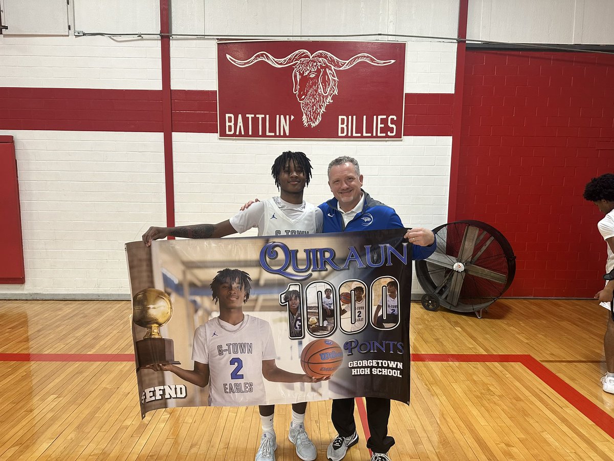 I just want to say I’m beyond grateful to have this opportunity to play the game I love, thank you to all my coaches, teammates, and family for helping me reach 1,000 points in my high school career. Thankful for all the support they have gave me over these last 3 years