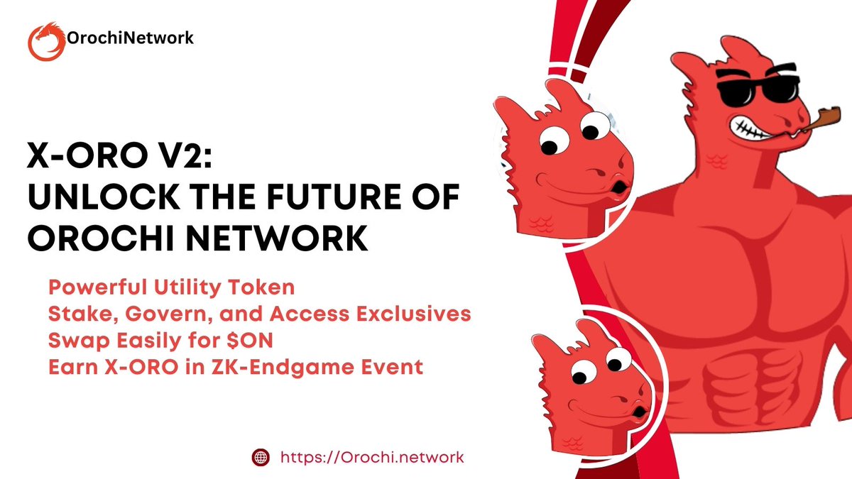 Shine_Otiko's tweet photo. Meet the next chapter of Orochi Network: X-ORO V2!
The evolution of $ON is here, and itโs bringing a whole new wave of possibilities.
Letโs break down why X-ORO V2 is a game-changer.
A๐งต๐
@OrochiNetwork
#OrochiNetwork #XORO #Crypto https://t.co/vGtU46LJ2e