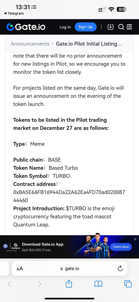 BasedTurboio's tweet image. Based Turbo is now listed on gate.io 🫶🫶🫶🫶

gate.io/announcements/…

#HelmetStaysOn