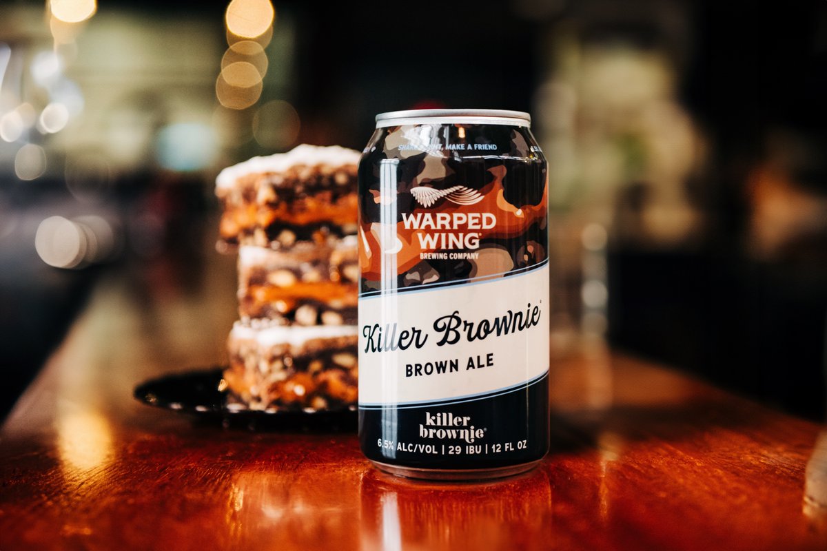 Warped Wing Brewing (@warpedwing) on Twitter photo Returning January 2nd. Killer. 🤙
Join us next Thursday at all WW locations for the highly anticipated launch of #KillerBrownie #BrownAle - a rich, decadent brew crafted with our friends at <a href="/Killerbrownie/">Killer Brownie® Specializing in Joy</a>. Don’t miss this sweet reunion! #warpedwing #ohio
facebook.com/events/6146750… Returning January 2nd. Killer. 🤙
Join us next Thursday at all WW locations for the highly anticipated launch of #KillerBrownie #BrownAle - a rich, decadent brew crafted with our friends at <a href="/Killerbrownie/">Killer Brownie® Specializing in Joy</a>. Don’t miss this sweet reunion! #warpedwing #ohio
facebook.com/events/6146750…