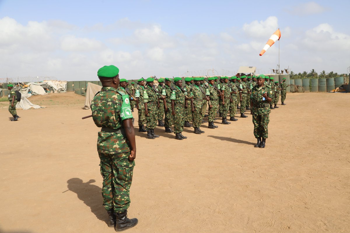 #ATMIS Sector 5 Contingent Commander, Col. Oscar Hatungimana, on Monday concluded a 10-day visit to Forward Operating Bases (FOBs), assessing security &amp; boosting troop morale.

Col. Hatungimana commended the troops' efforts in fulfilling #ATMIS’ mandate and briefed them on the