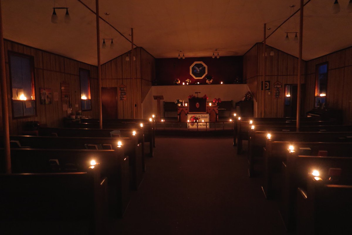 Christmas Eve Candle Light Service for two on Little Bay Islands
