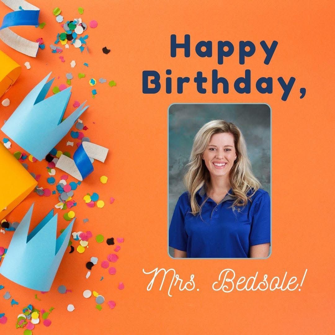 Help us wish one of our awesome P.E. teachers, Mrs. Bedsole, a very happy birthday!

#BeeTheImpact #growingGREATNESS #TeamMCPSS
