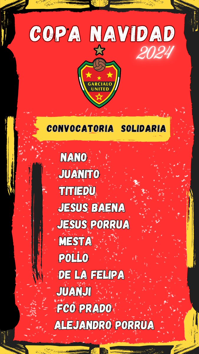 Otro año más volvemos a la copa de navidad de la <a href="/ligachichos/">LIGA LOS CHICHOS</a> , vuelve la copa solidaria de nuestra liga y nosotros como siempre queremos aportar nuestro grano de arena en este gran evento , mañana nos vemos por el municipal, "POR UNA BUENA CAUSA "❤️🖤