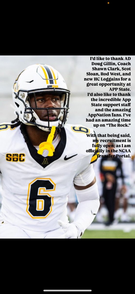 Jason Chambers (@_jason_c_) on Twitter photo Proven top 5 PFF graded Sunbelt lockdown corner with a year of eligibility left, officially in the portal & ready to work!!! <a href="/CollegeFBPortal/">College Transfer Portal</a> <a href="/247SportsPortal/">247Sports Transfer Portal</a> <a href="/RivalsPortal/">NCAA Transfer Portal</a> <a href="/SC_DBGROUP/">SC DB's</a> Proven top 5 PFF graded Sunbelt lockdown corner with a year of eligibility left, officially in the portal & ready to work!!! <a href="/CollegeFBPortal/">College Transfer Portal</a> <a href="/247SportsPortal/">247Sports Transfer Portal</a> <a href="/RivalsPortal/">NCAA Transfer Portal</a> <a href="/SC_DBGROUP/">SC DB's</a>