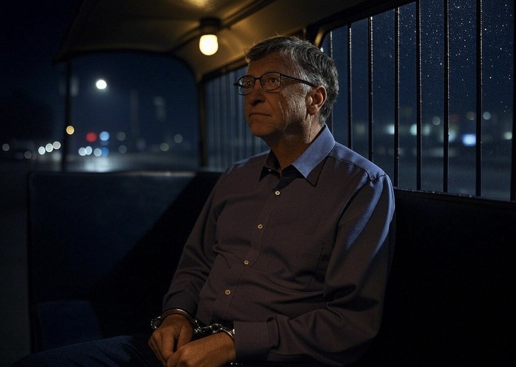 QTHESTORMM's tweet photo. 🚨🚨🚨 MAJOR ALERT: BILL GATES IS NOW BEING TRANSFERRED TO MAR A LARGO TO PLEA HIS CASE TO PRESIDENT TRUMP !!! 

WILL THEY SPARE HIS LIFE ??? https://t.co/fNJy7Wbq2Y